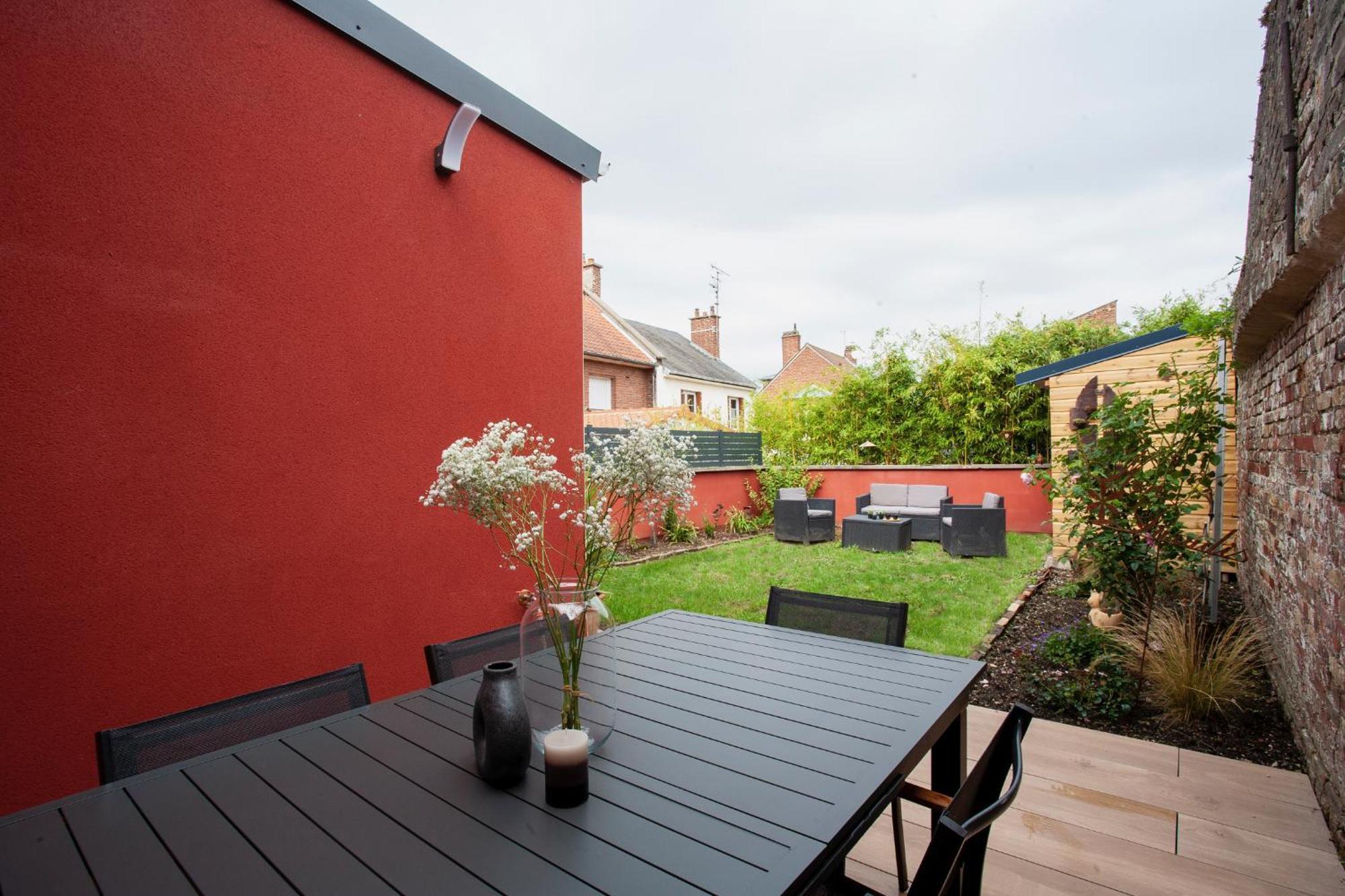 Appartement Les Jardins De Jules Verne - Cote Jardin Amiens Exterior photo